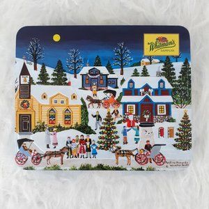 Whitman's Hinged Tin Box by Wooster Scott 2001 Festive Moments Christmas 3D
